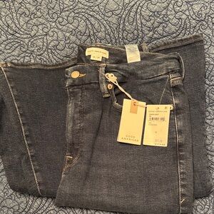 Good American Women's Dark Wash (Indigo) Flare Jeans